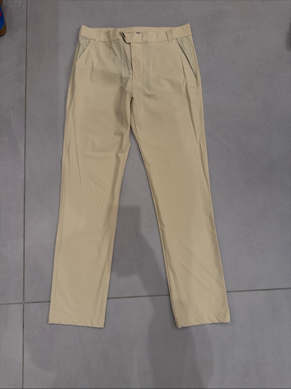 Greyson Montauk Men's Classic Straight Fit Chino Pants - Beige
